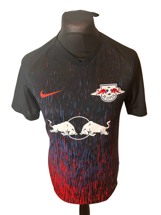 RB Leipzig 2019-20 third football shirt, black, Small, Nike, front