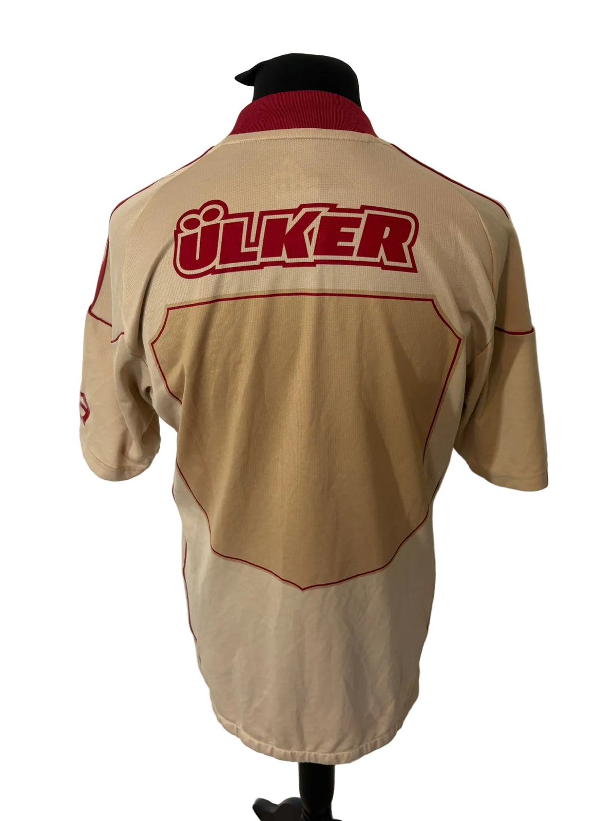 Galatasaray 2010-11 away football shirt, beige, Large, Adidas, back