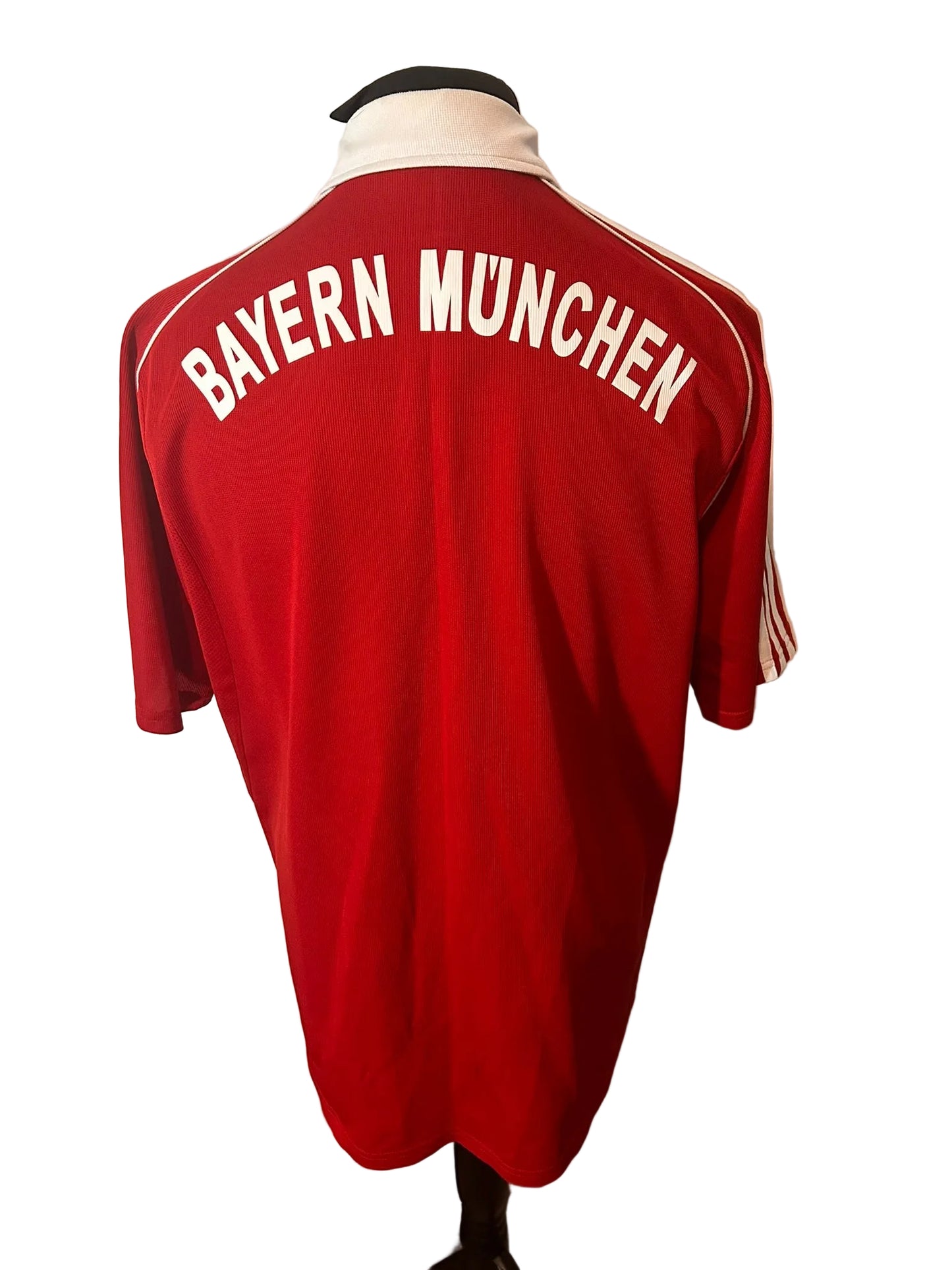 Bayern Munich 2006-07 home football shirt, red, Large, Adidas, back
