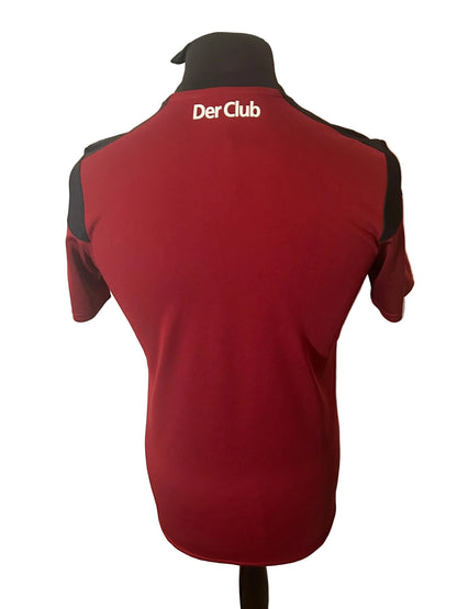 Nurnberg 2020-21 home football shirt, red and black, small, Umbro, back
