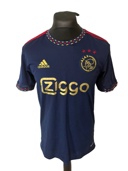 Ajax 2022-23 away football shirt, navy, medium, Adidas, front