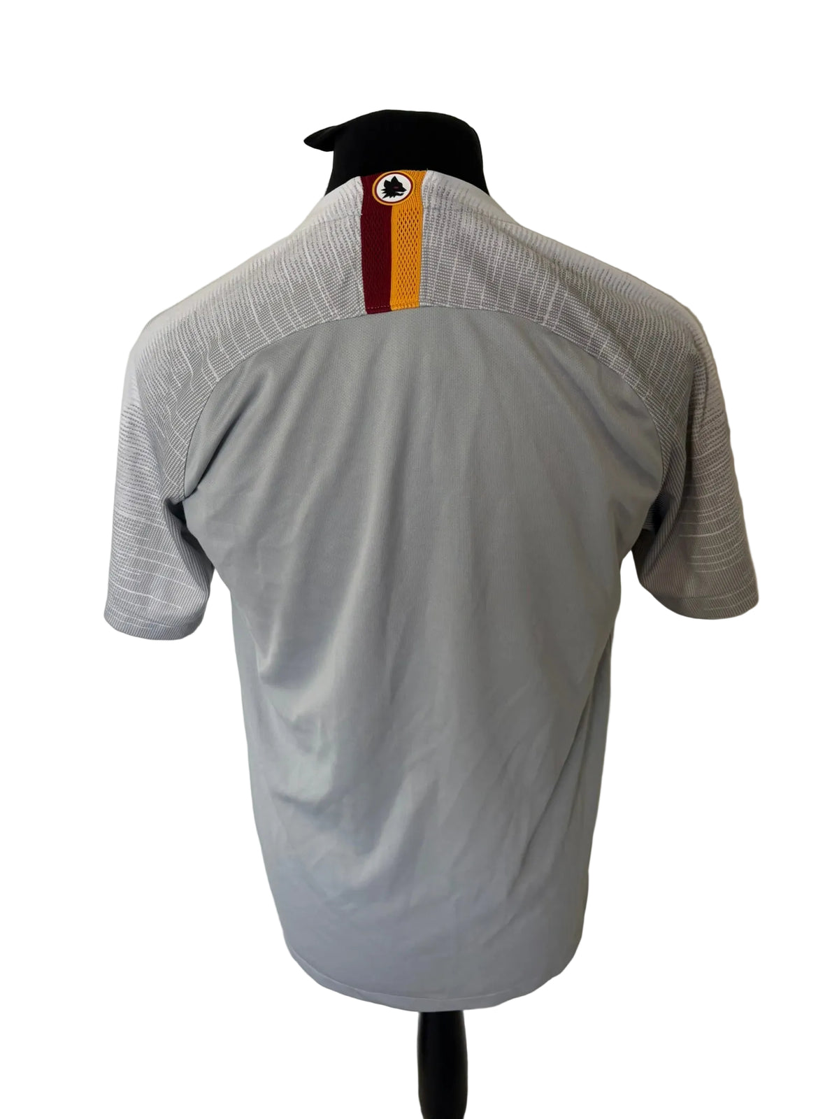 Roma 2018-19 away football shirt, grey, medium, Nike, back