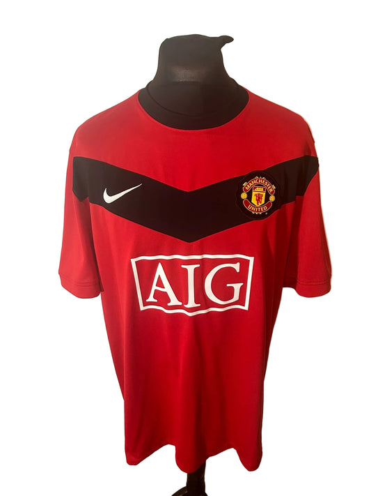 Manchester United 2009-10 home football shirt, red, XXL, Nike, Wayne Rooney, front