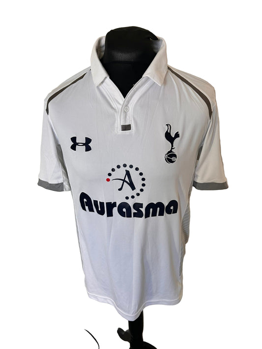 Tottenham Hotspur 2021-22 home football shirt, Under Armour, Large, white, front, Gareth Bale