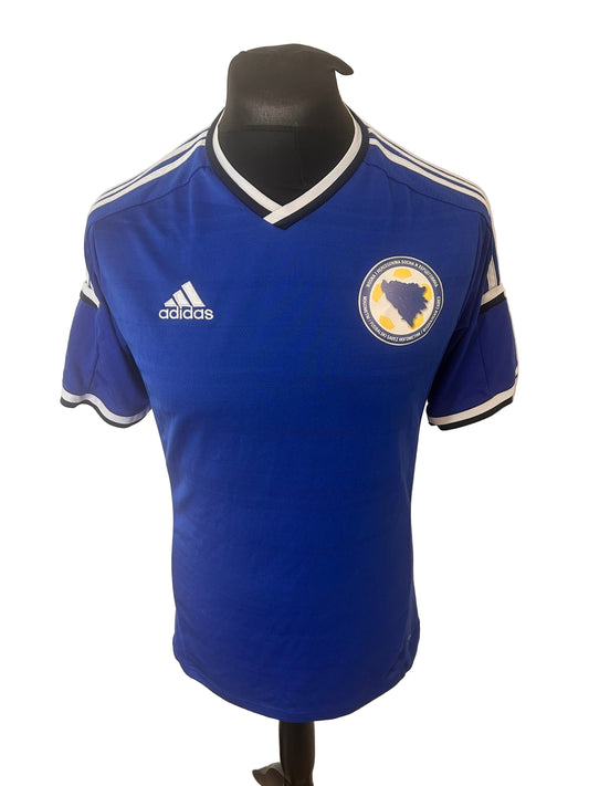 Bosnia and Herzegovina 2014-15 home football shirt, adidas, large,blue, front