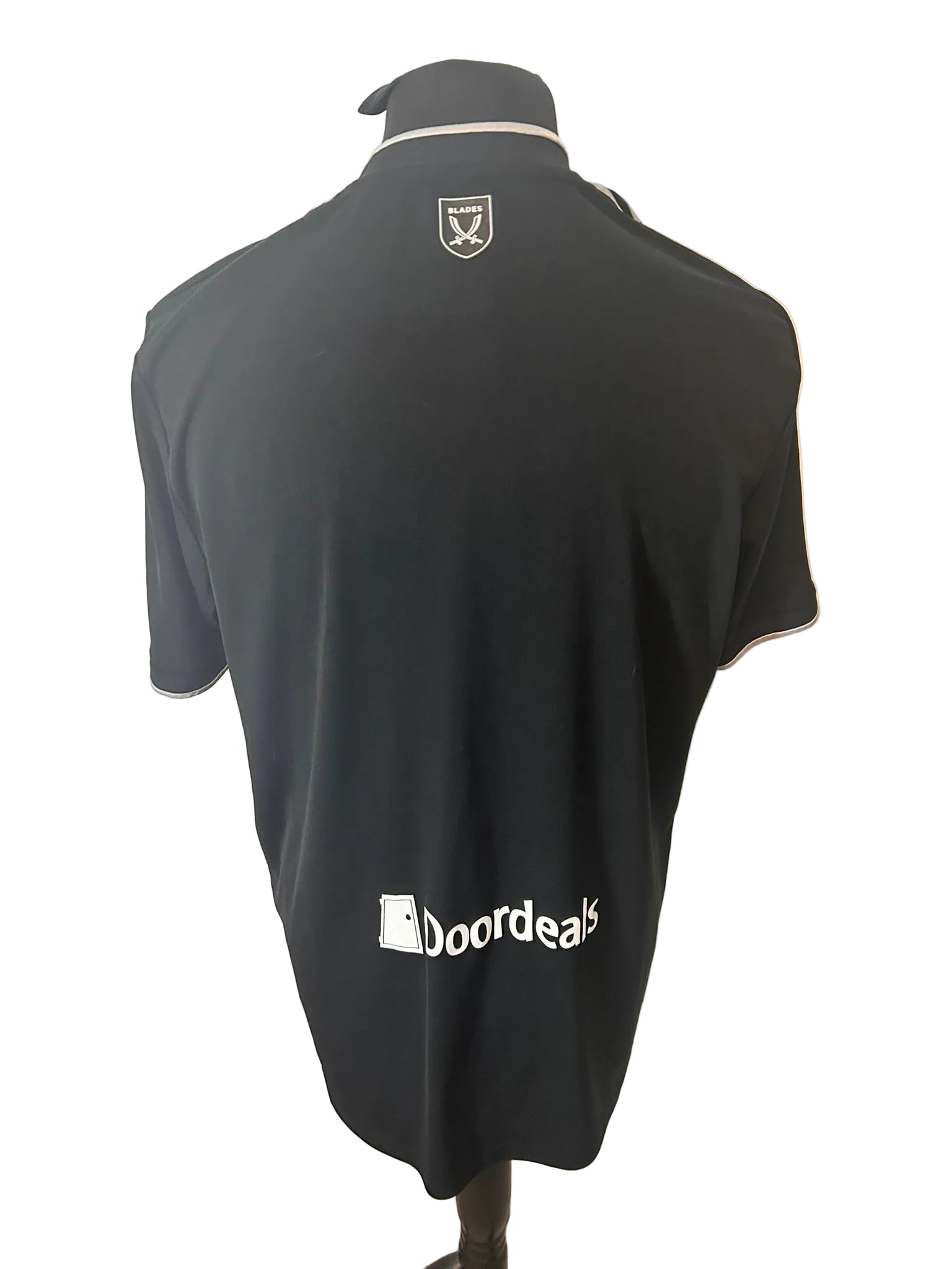 Sheffield United 2021-22 away football shirt, black, Extra Large, XL, Adidas, back