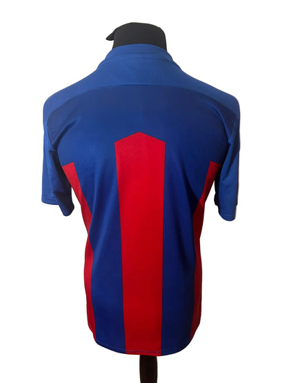 Crystal Palace 2020-21 home football shirt, red and blue, medium, Puma, back