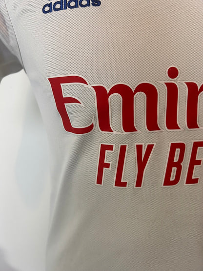 Lyon 2021-22 Home Football Shirt Small Adidas