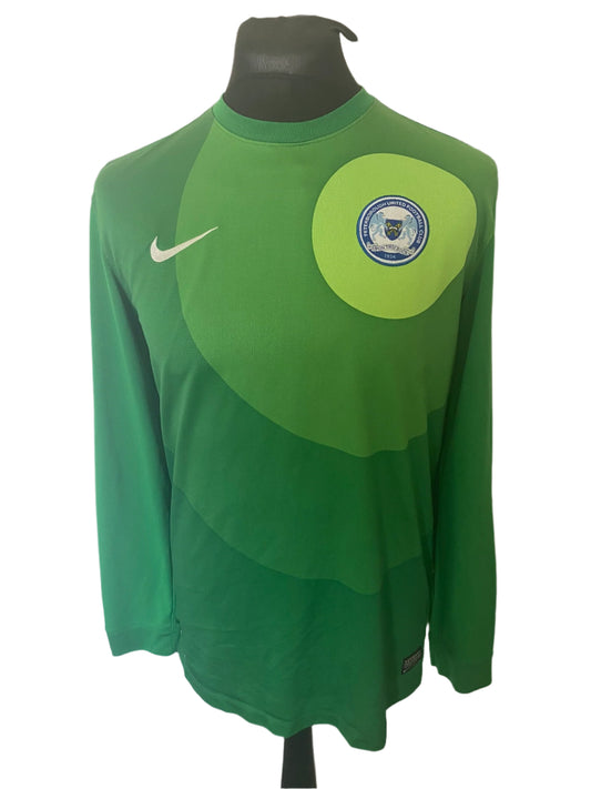 Peterborough United 2013-14 Goalkeeper Football Shirt Medium Nike