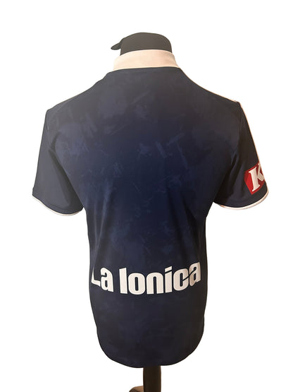 Melbourne Victory 2020-21 home football shirt, Adidas, small, navy and white, back