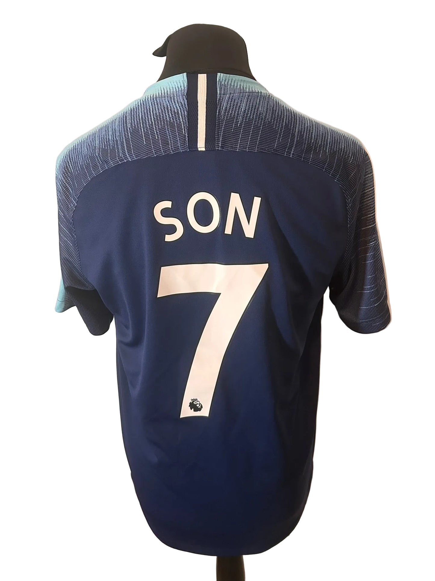 Tottenham Hotspur 2018-19 away football shirt, navy, Large, Nike, Son Heung-min, back