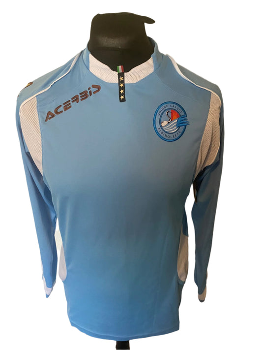 AlbinoLeffe 2008-10 Home Football Shirt Medium LONG SLEEVES Acerbis