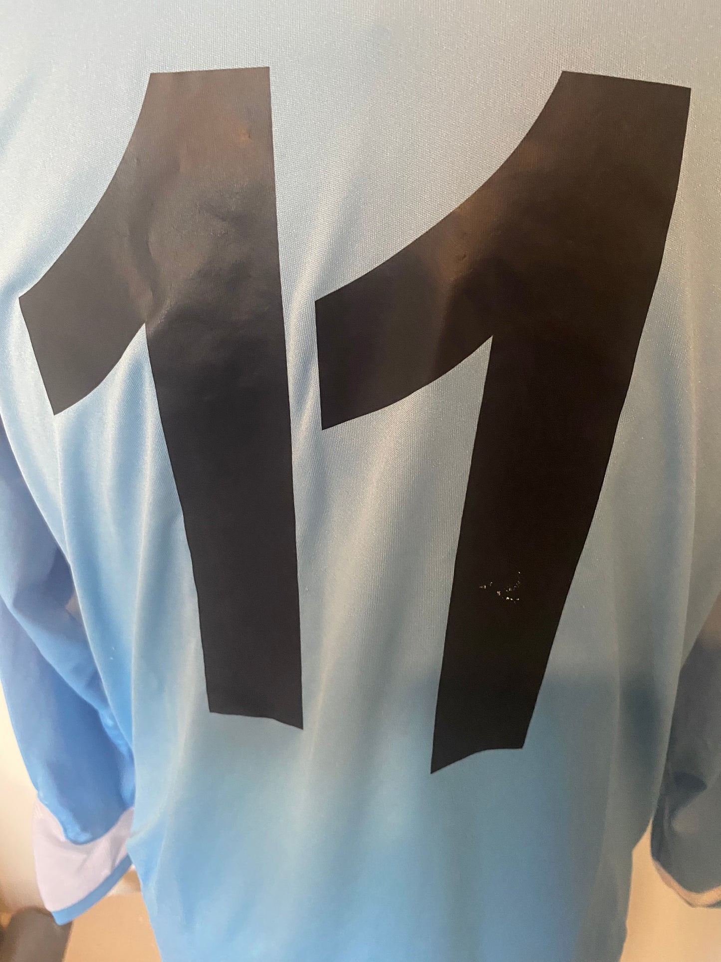 AlbinoLeffe 2008-10 Home Football Shirt Medium LONG SLEEVES Acerbis