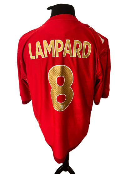 England Frank Lampard 2006-08 Away Football Shirt 2XL XXL Umbro