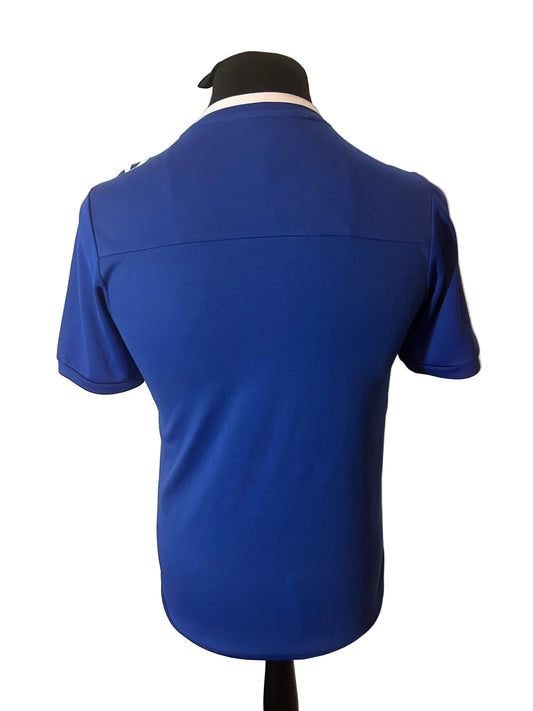 Oldham Athletic 2017-18 home football shirt, blue, small, Sondico, back