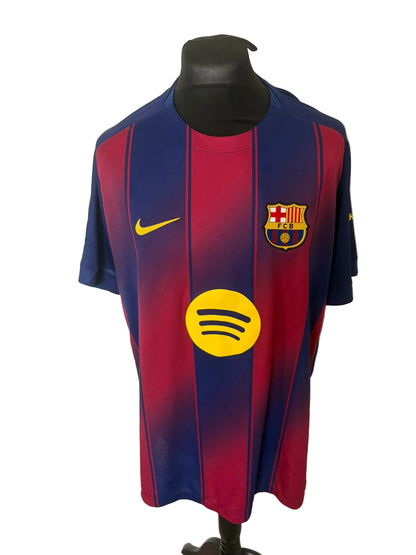 Barcelona 2025-26 home football shirt, blue and red, XXL, 2XL, Nike, Lamine Yamal, front