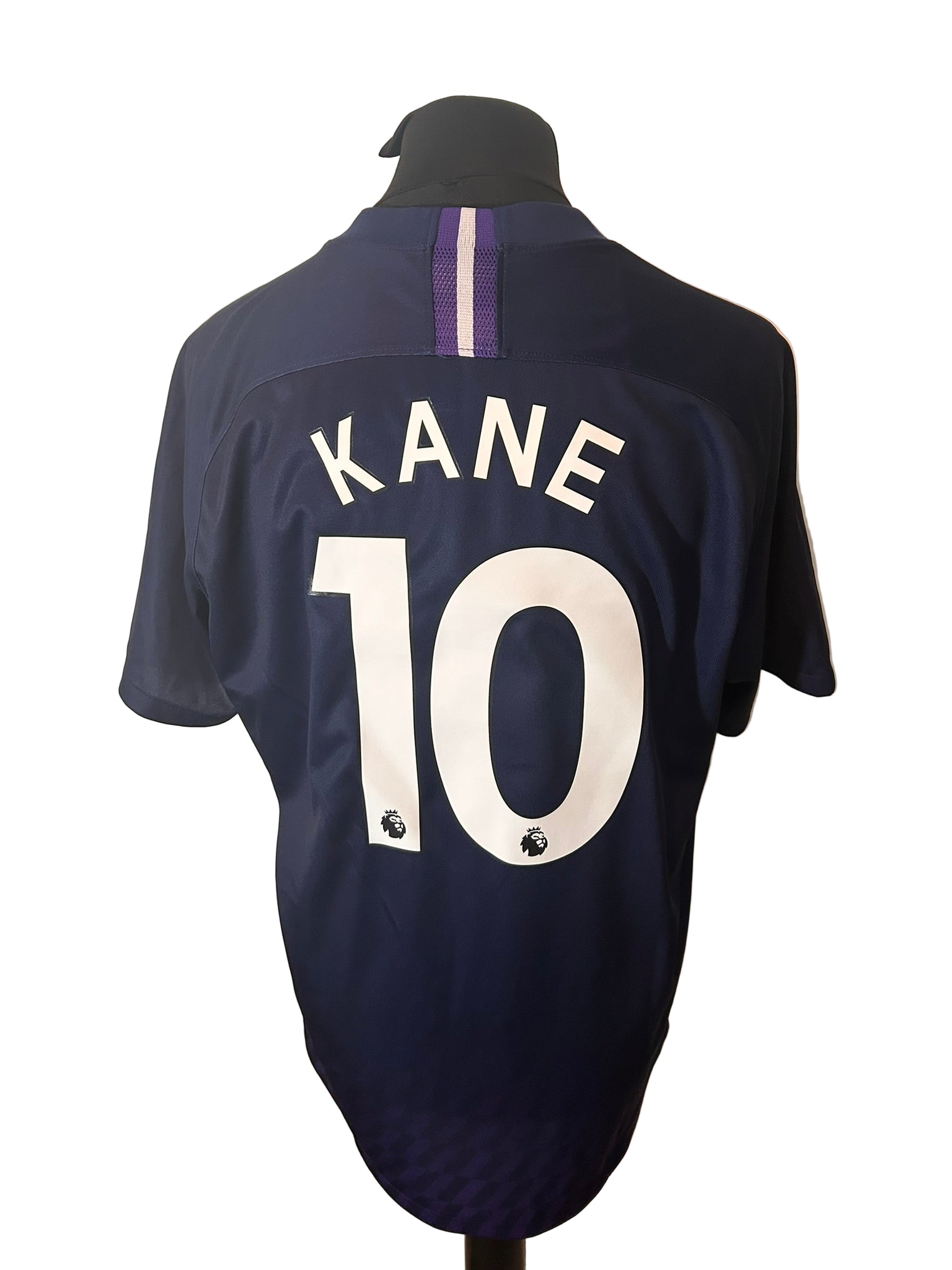 Tottenham Hotspur 2019-20 away football shirt, Nike, extra large, XL, navy, Harry Kane, back