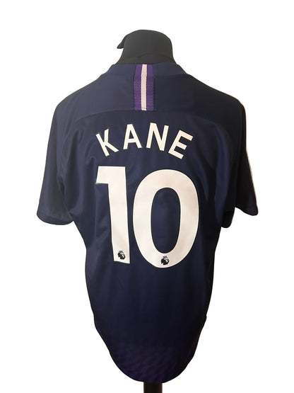 Tottenham Hotspur 2019-20 away football shirt, Nike, extra large, XL, navy, Harry Kane, back