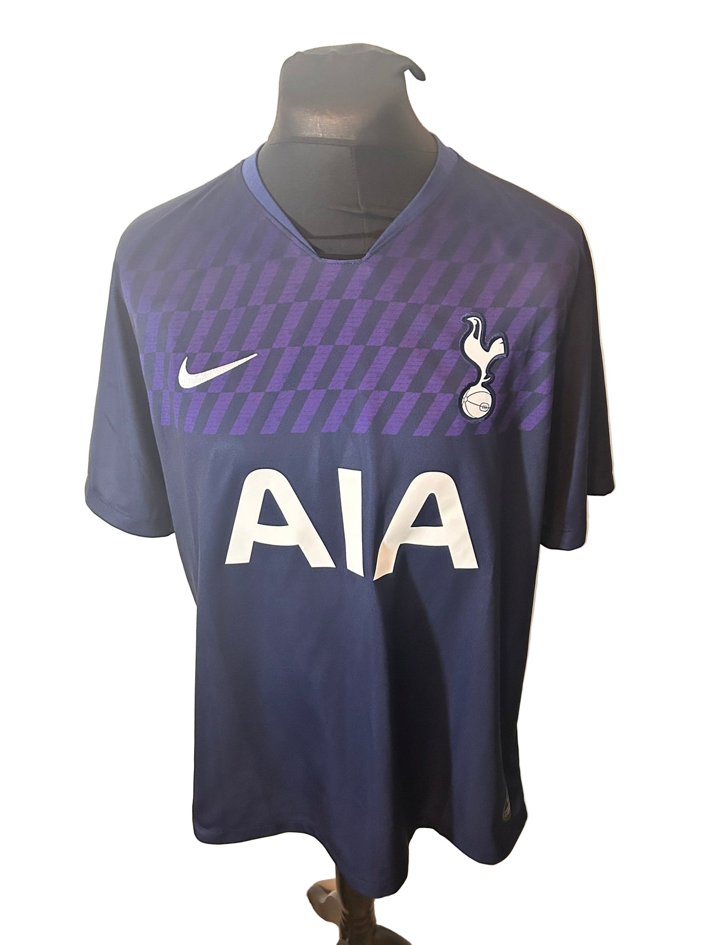Tottenham Hotspur 2019-20 away football shirt, Nike, extra large, XL, navy, Harry Kane, front