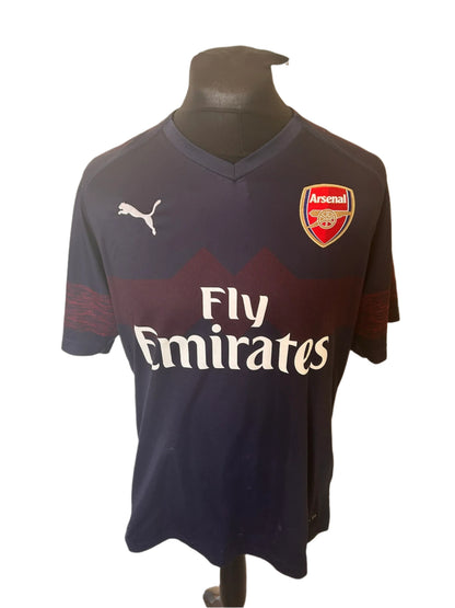Arsenal Bukayo Saka 2018-19 Away Football Shirt Extra Large XL Puma