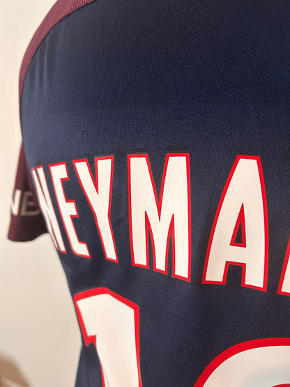 Paris Saint Germain PSG Neymar 2017-18 Home Football Shirt Small Nike