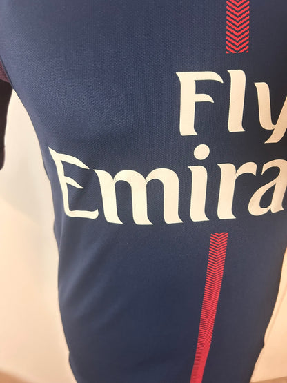 Paris Saint Germain PSG Neymar 2017-18 Home Football Shirt Small Nike