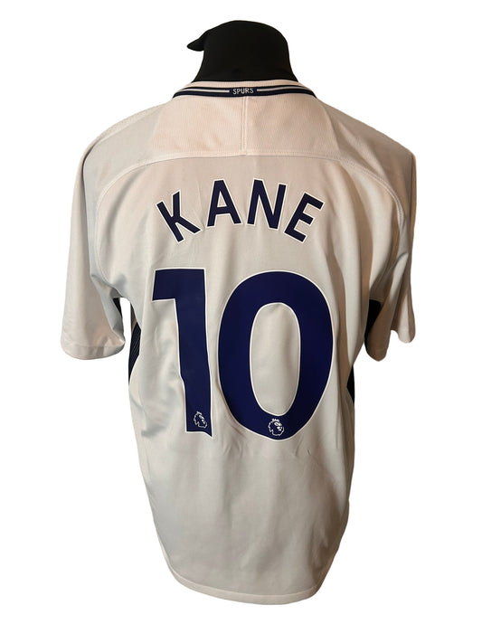 Tottenham Hotspur 2017-18 home football shirt, Nike, large, white, Harry Kane, back