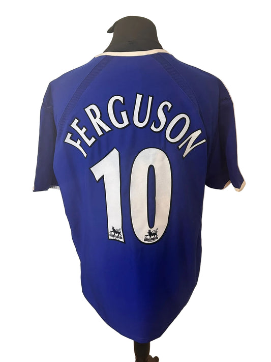 Everton 2003-04 home football shirt, blue, Extra Large, XL, Puma, Duncan Ferguson, back