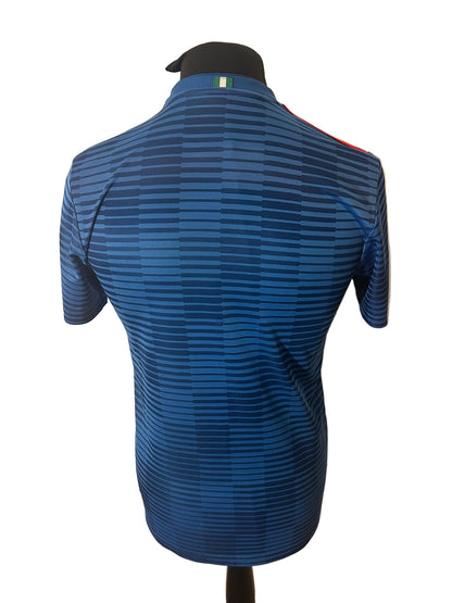 Feyenoord 2018-19 away football shirt, Adidas, small, blue, back