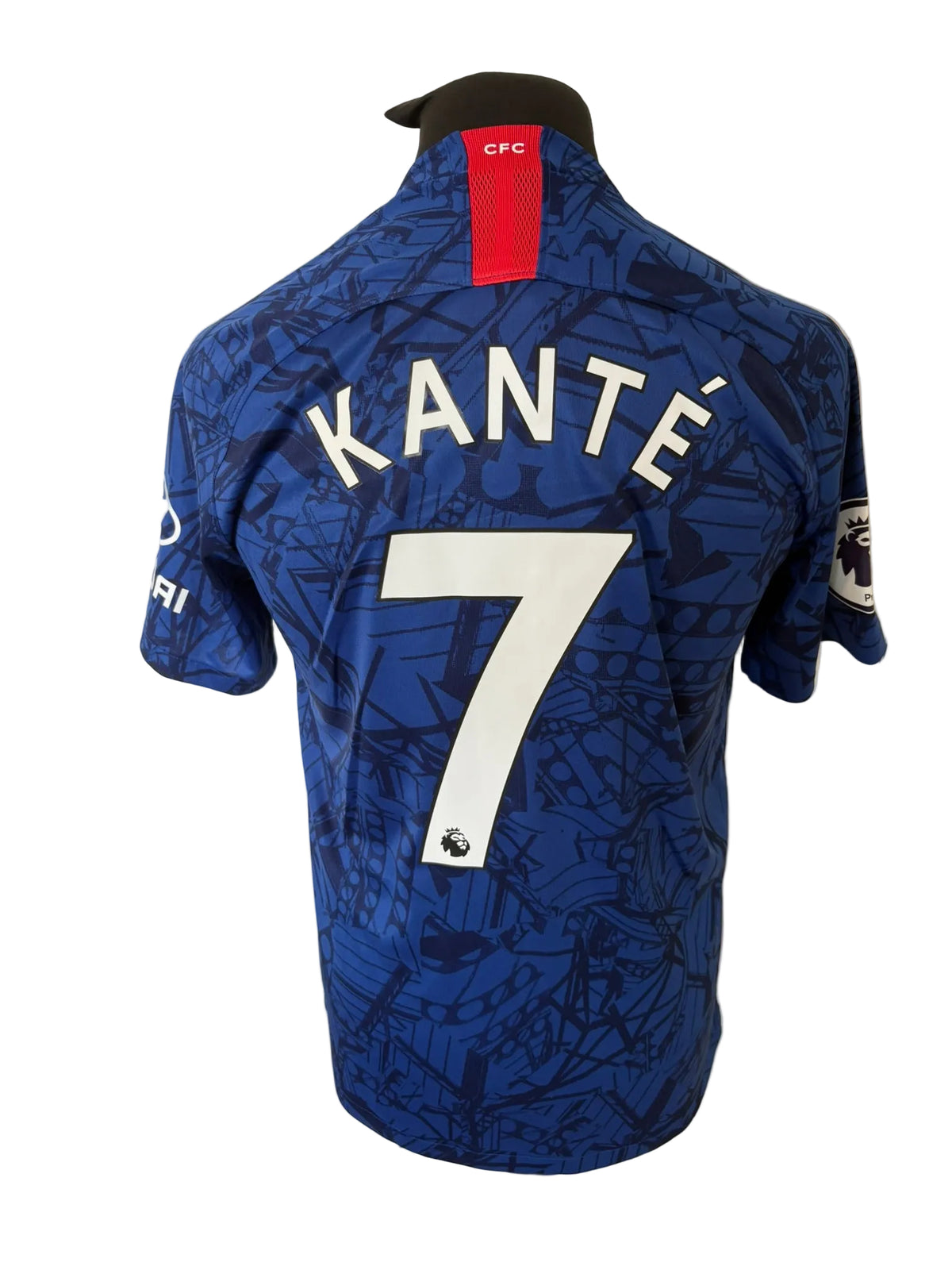 Chelsea 2019-20 home football shirt, blue, medium, Nike, N'Golo Kante, back