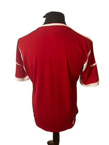 Nottingham Forest 2013-14 home football shirt, adidas, large, red, back