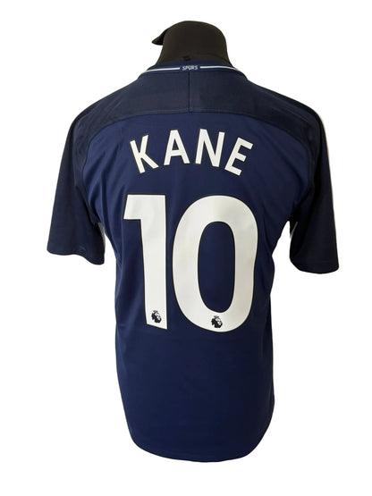 Tottenham Hotspur 2017-18 away football shirt, navy, medium, Nike, Harry Kane, back