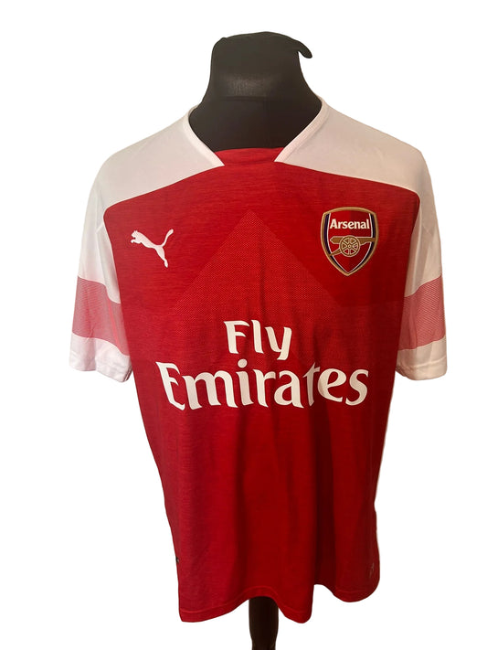 Arsenal 2018-19 home football shirt, red, Extra Large, XL, Puma, Mesut Ozil, front