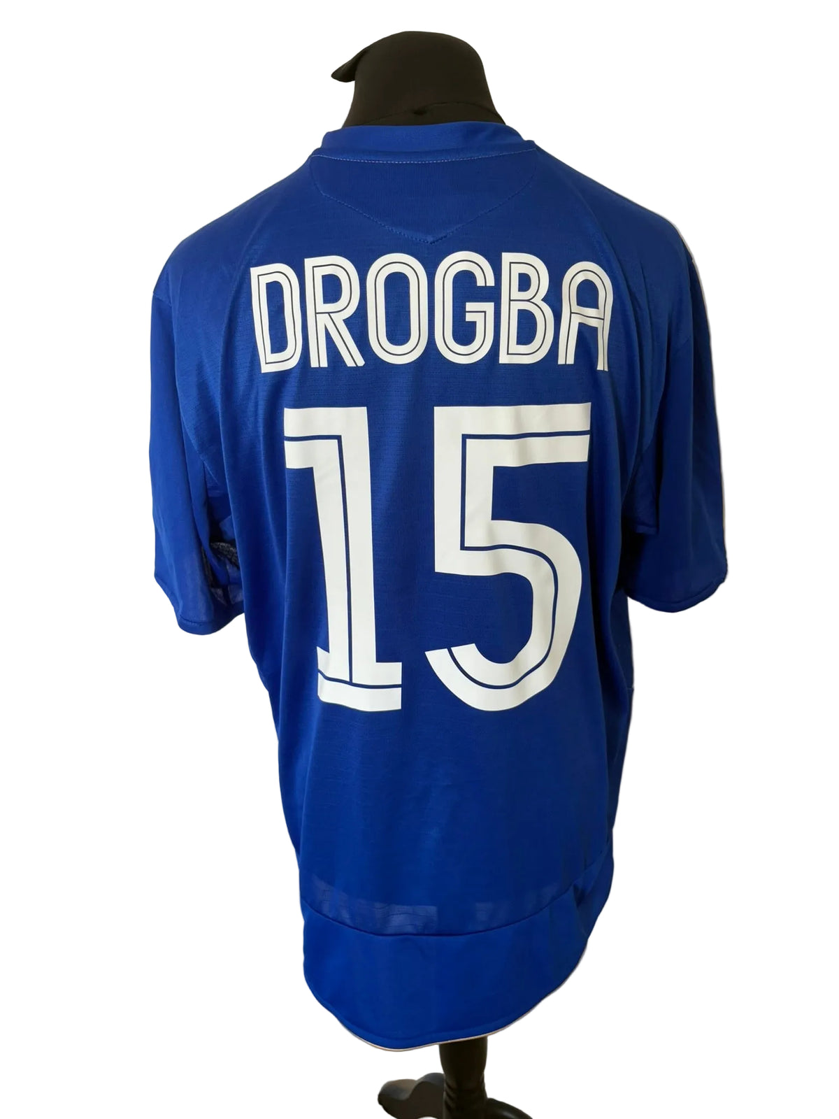 Chelsea 2005-06 home football shirt, blue, 2XL, XXL, Umbro, Didier Drogba, back