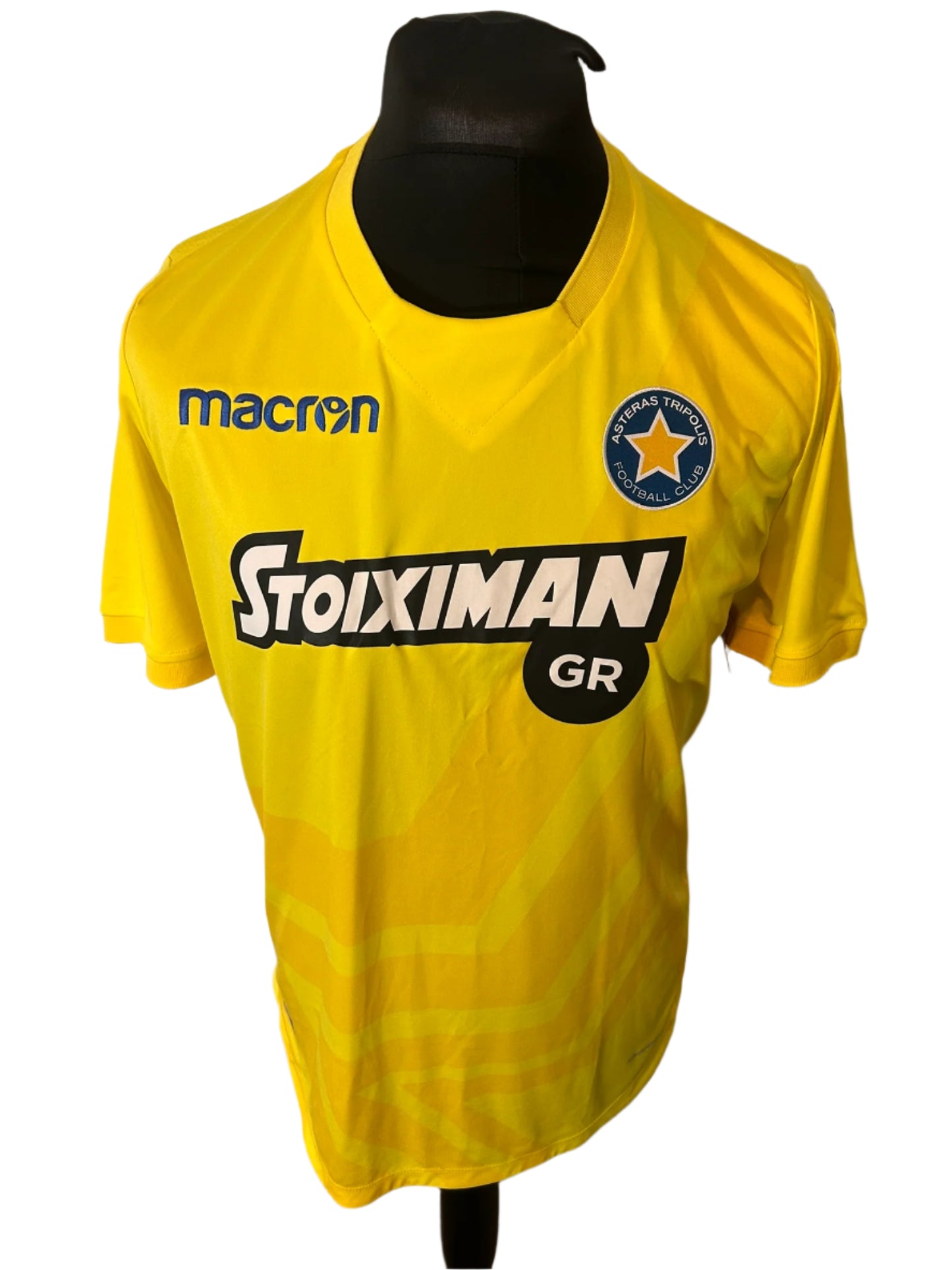 Asteras Tripolis 2017-18 Home Football Shirt Large Macron BRAND NEW BNWT