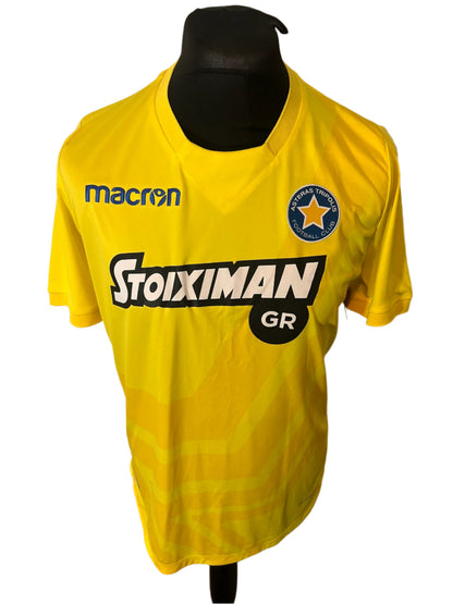 Asteras Tripolis 2017-18 Home Football Shirt Large Macron BRAND NEW BNWT