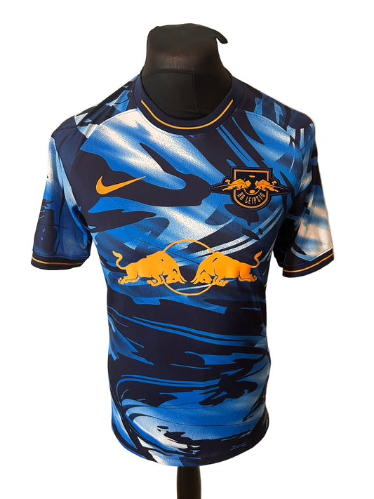 RB Leipzig 2020-21 third football shirt, Nike, small, blue, front