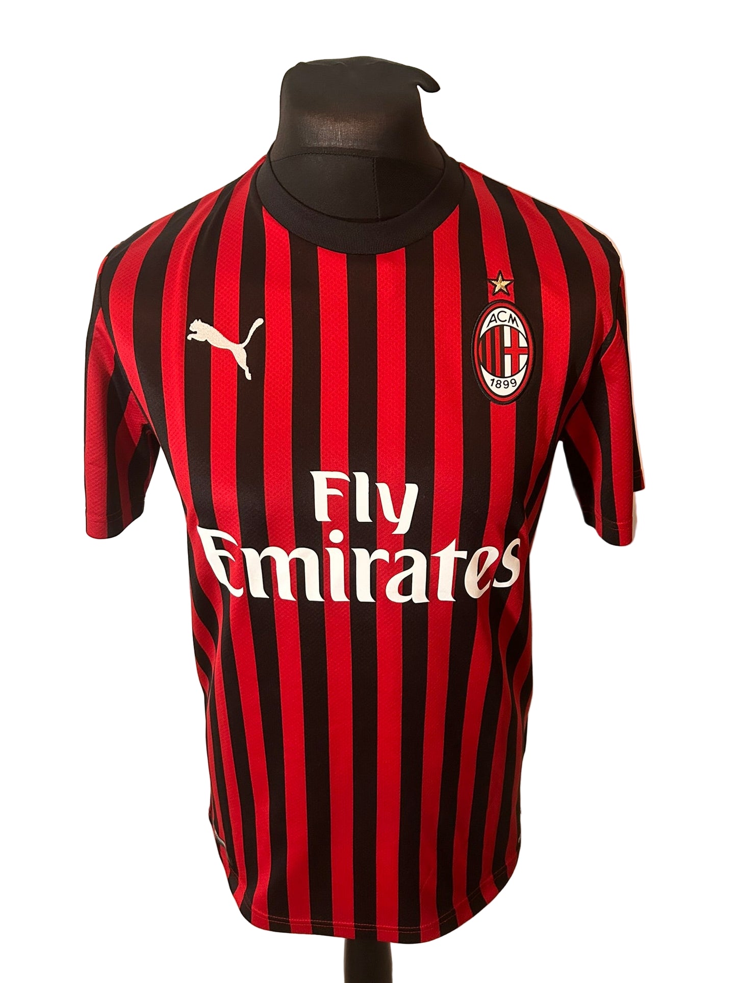 AC Milan 2019-20 home football shirt, Puma, medium, red and black, front