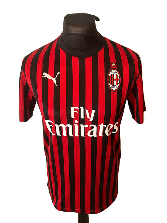 AC Milan 2019-20 home football shirt, Puma, medium, red and black, front