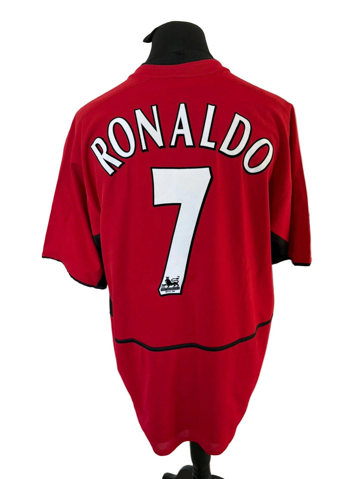 Manchester United 2002-04 home football shirt, red, Extra Large, XL, Nike, Cristiano Ronaldo, back