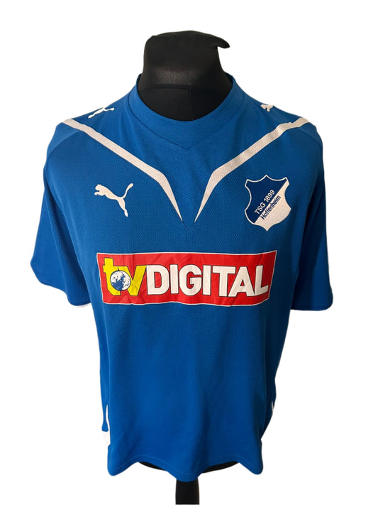 Hoffenheim Carlos Eduardo 2010-11 Home Football Shirt Large Puma