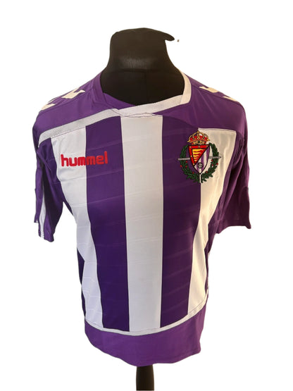 Real Valladolid 2015-16 Home Football Shirt Small Hummel