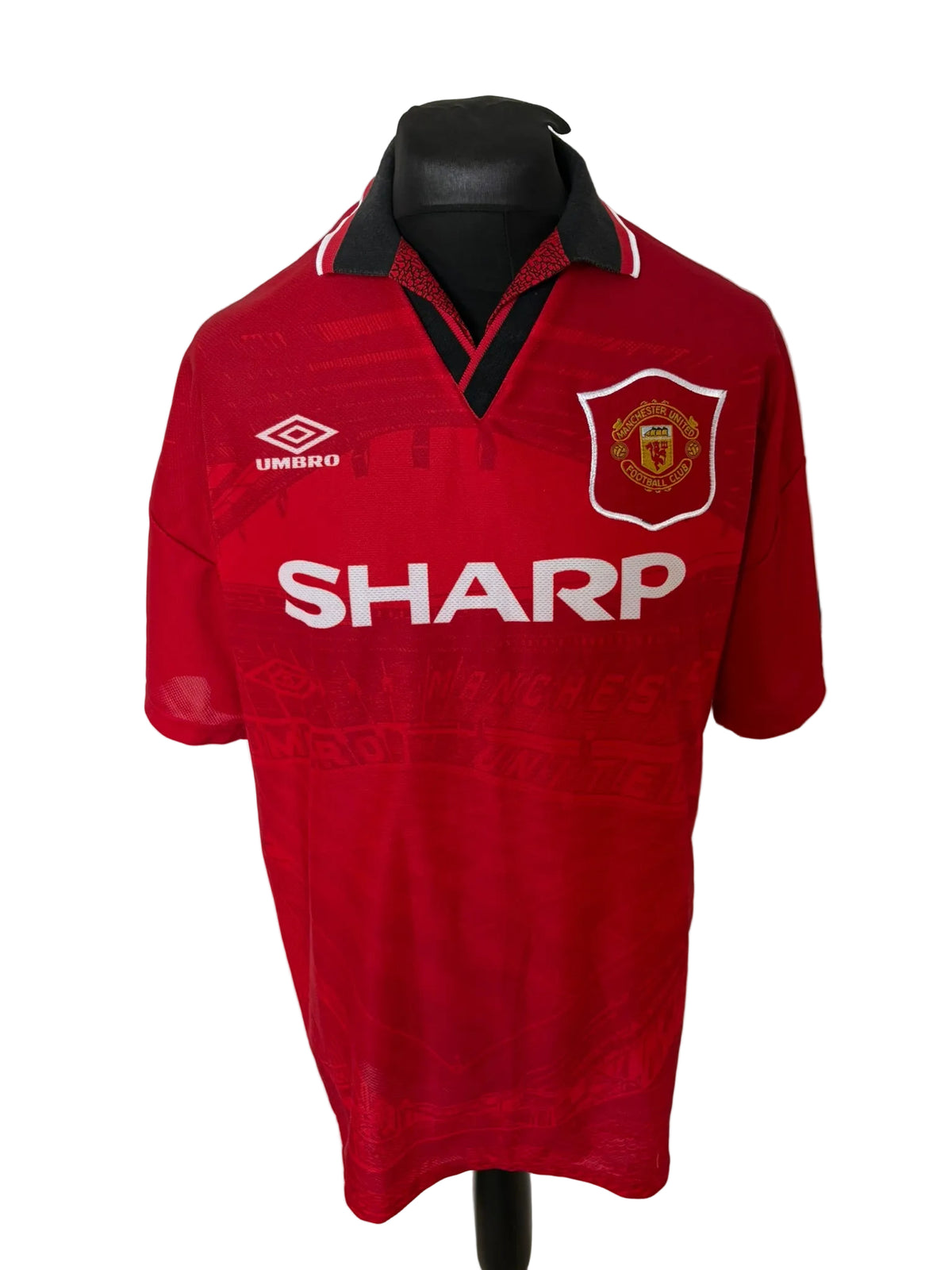 Manchester United 1994-96 home football shirt, red, Extra Large, XL, Umbro, Ryan Giggs, front