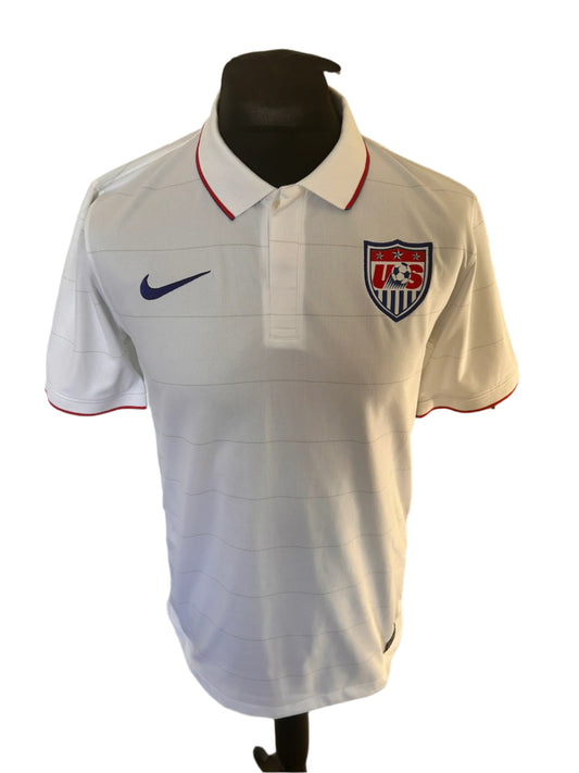 United States of America USMNT USA 2014-15 Home Football Shirt Shirt Medium Nike