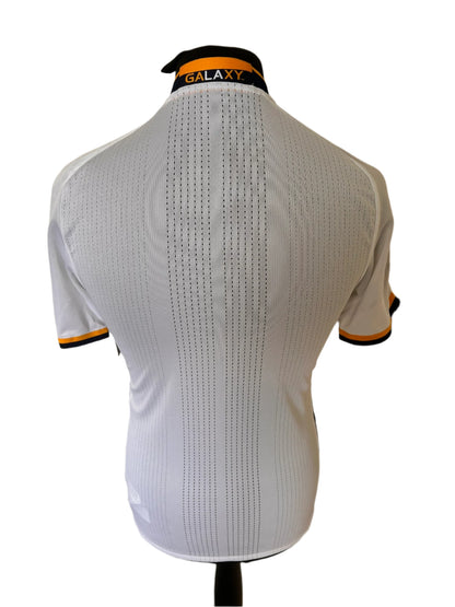 LA Galaxy 2016-17 Home Football Shirt PLAYER ISSUE Small Adidas