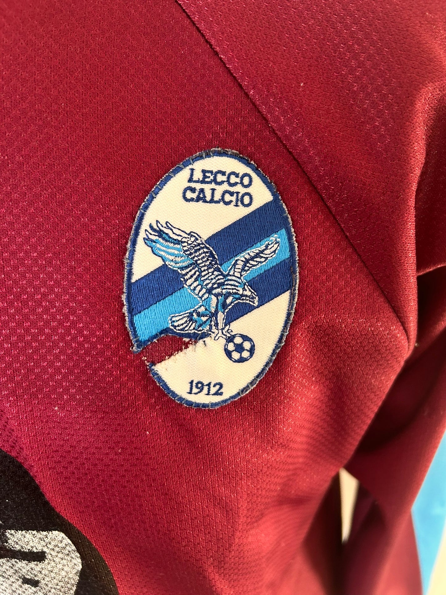 Lecco Calcio 2001-02 Away Football Shirt Medium Asics LONG SLEEVES