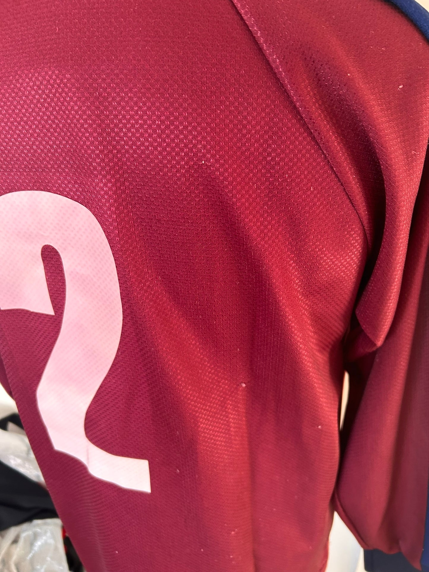 Lecco Calcio 2001-02 Away Football Shirt Medium Asics LONG SLEEVES