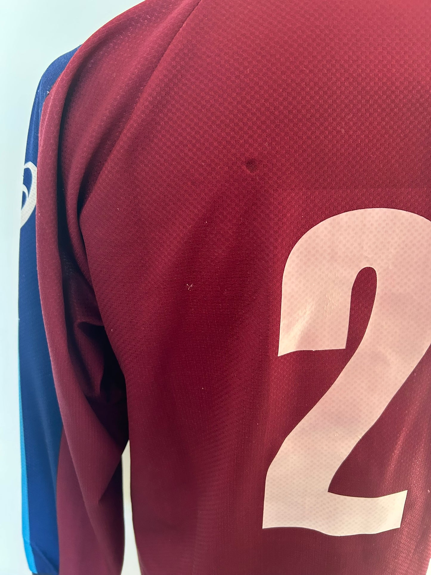 Lecco Calcio 2001-02 Away Football Shirt Medium Asics LONG SLEEVES