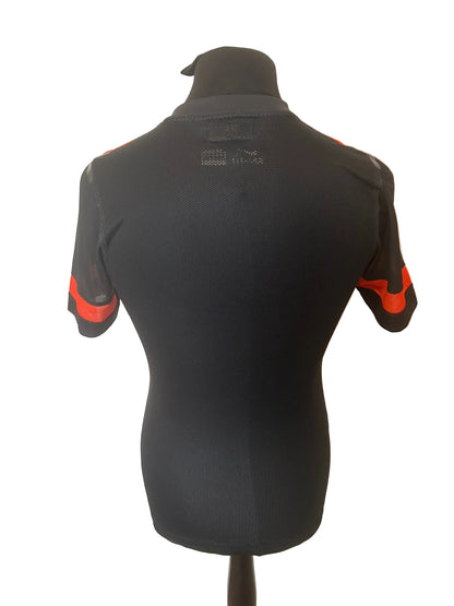 Shakhtar Donetsk 2013-15 home football shirt, orange and black, small, Nike, back