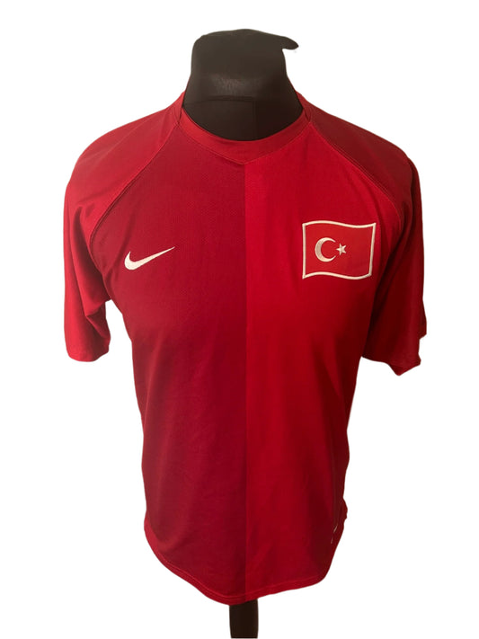 Turkey 2006-08 Home Football Shirt Medium Nike